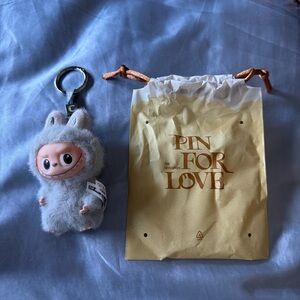 AUTHENTIC PIN FOR LOVE LABUBU LETTER C